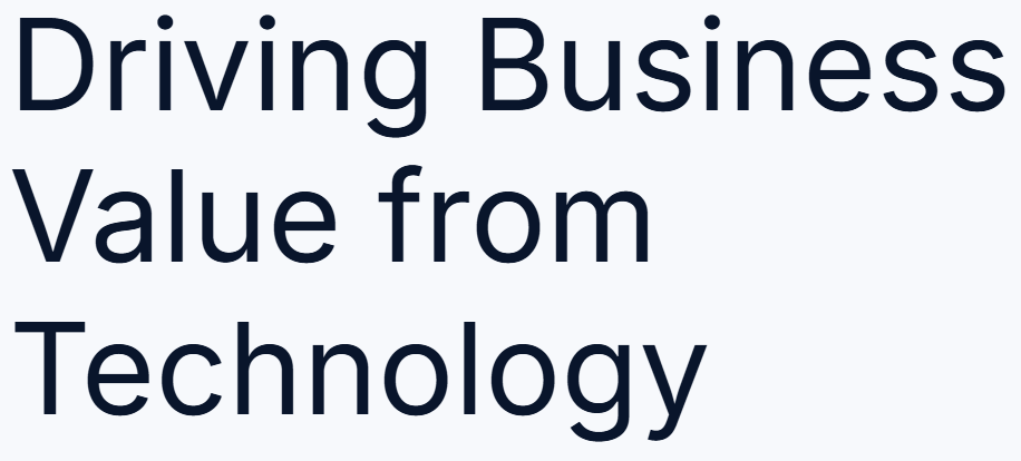 driving business value from technology png file driving business value from technology png file